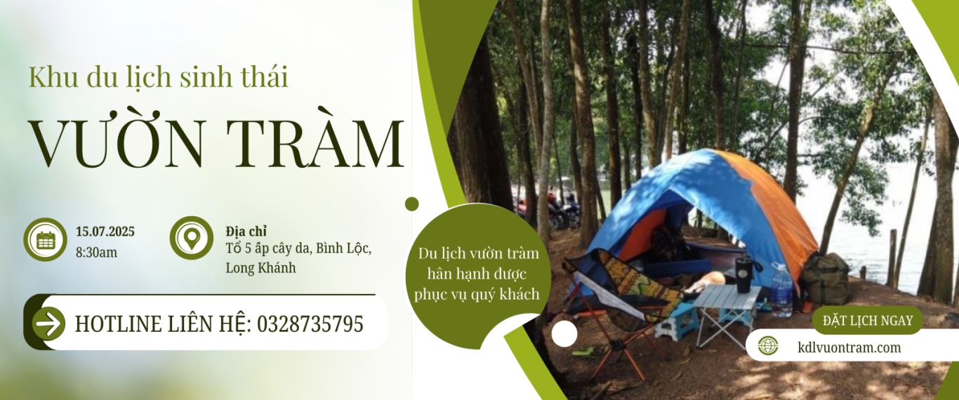 KHU DU LỊCH SINH THÁI VƯỜN TRÀM